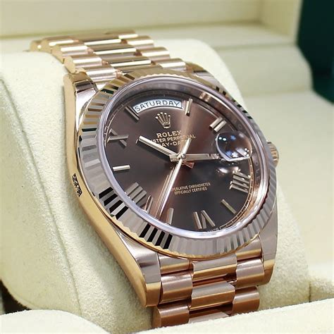 chocolate rose gold rolex|rose gold Rolex 40mm.